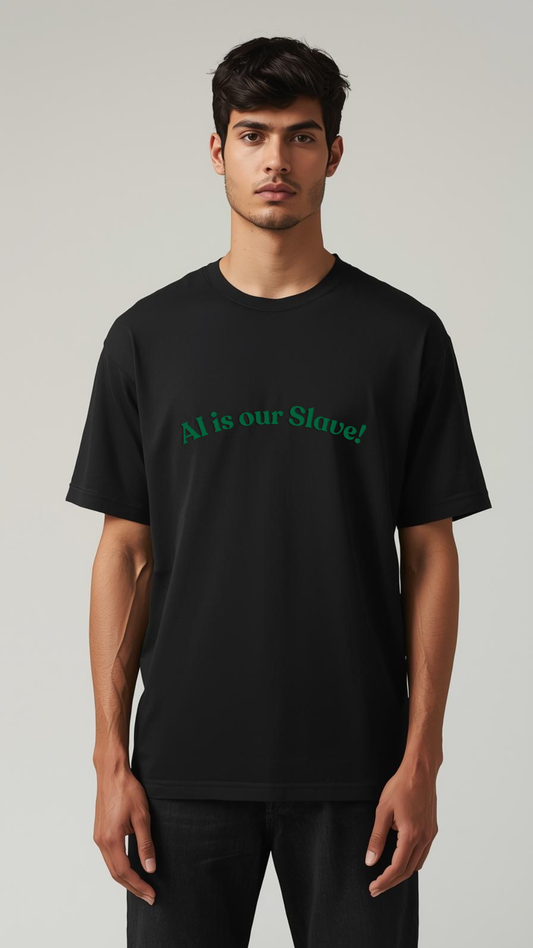 SayDrip – AI Is Our Slave Oversized Tee