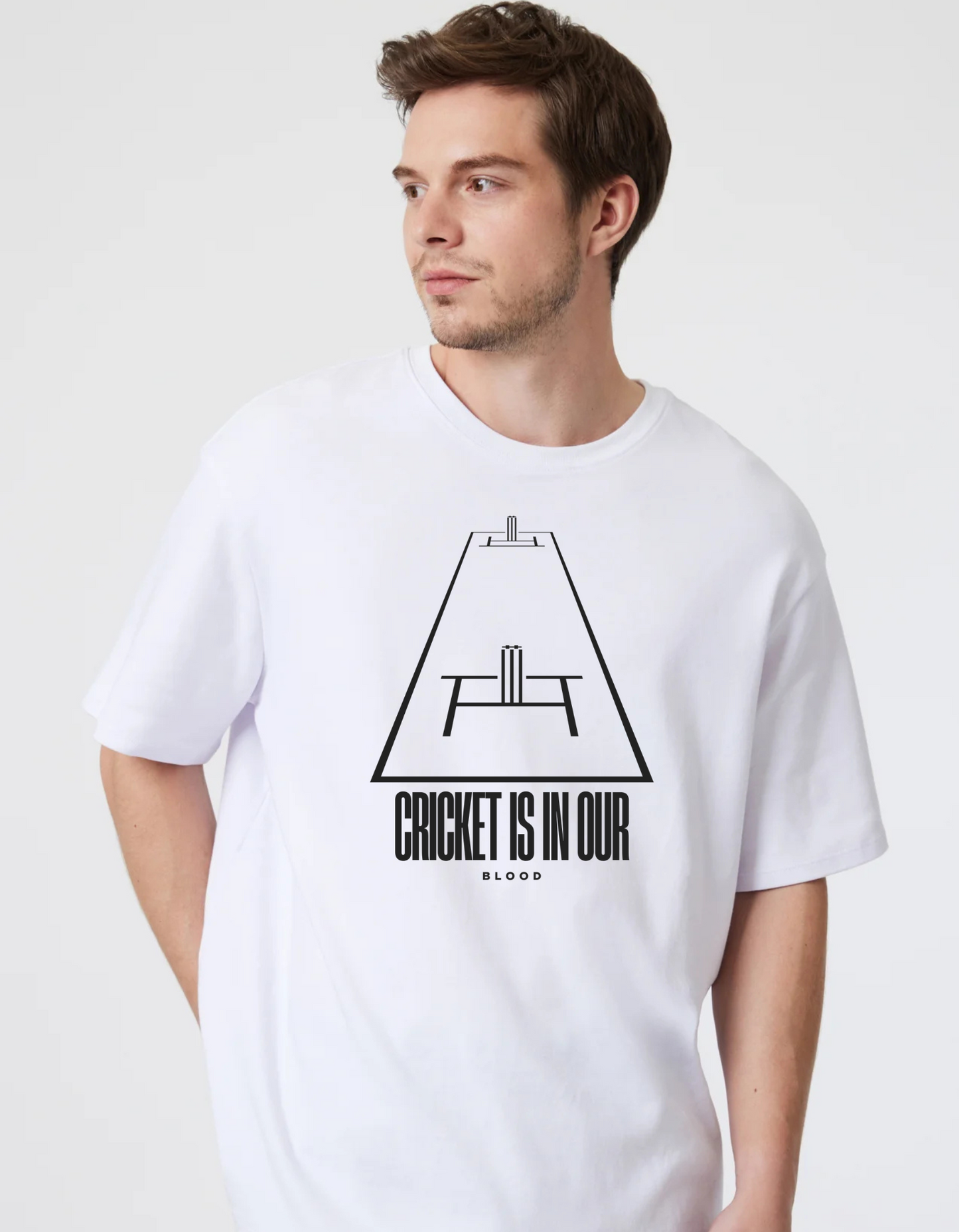 SayDrip – Cricket Is In Our Blood Oversized Tee