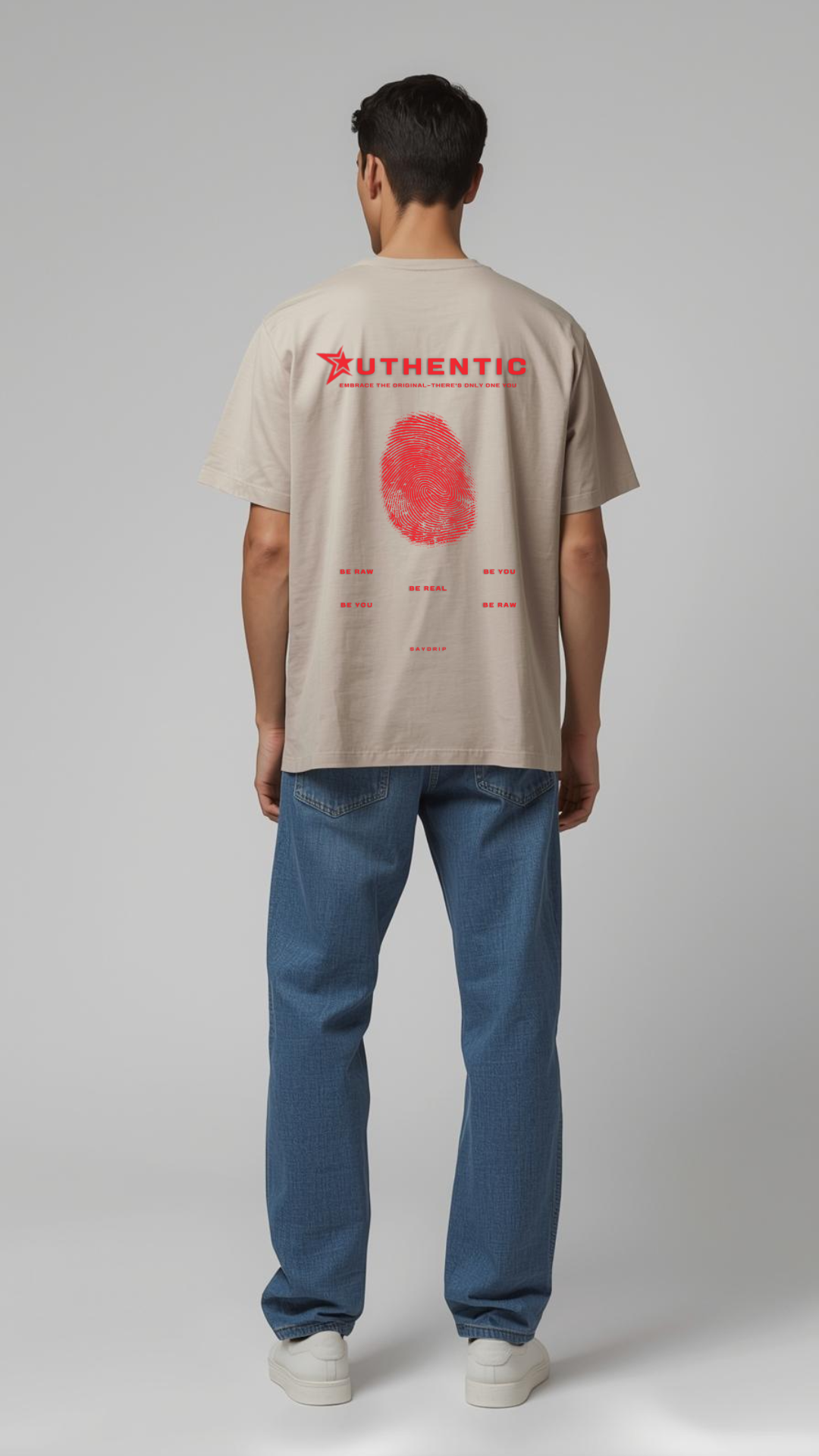 AUTHENTIC Fingerprint Tee | Be Raw. Be Real. Be You. 🔥
