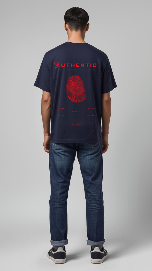 AUTHENTIC Fingerprint Tee | Be Raw. Be Real. Be You. 🔥