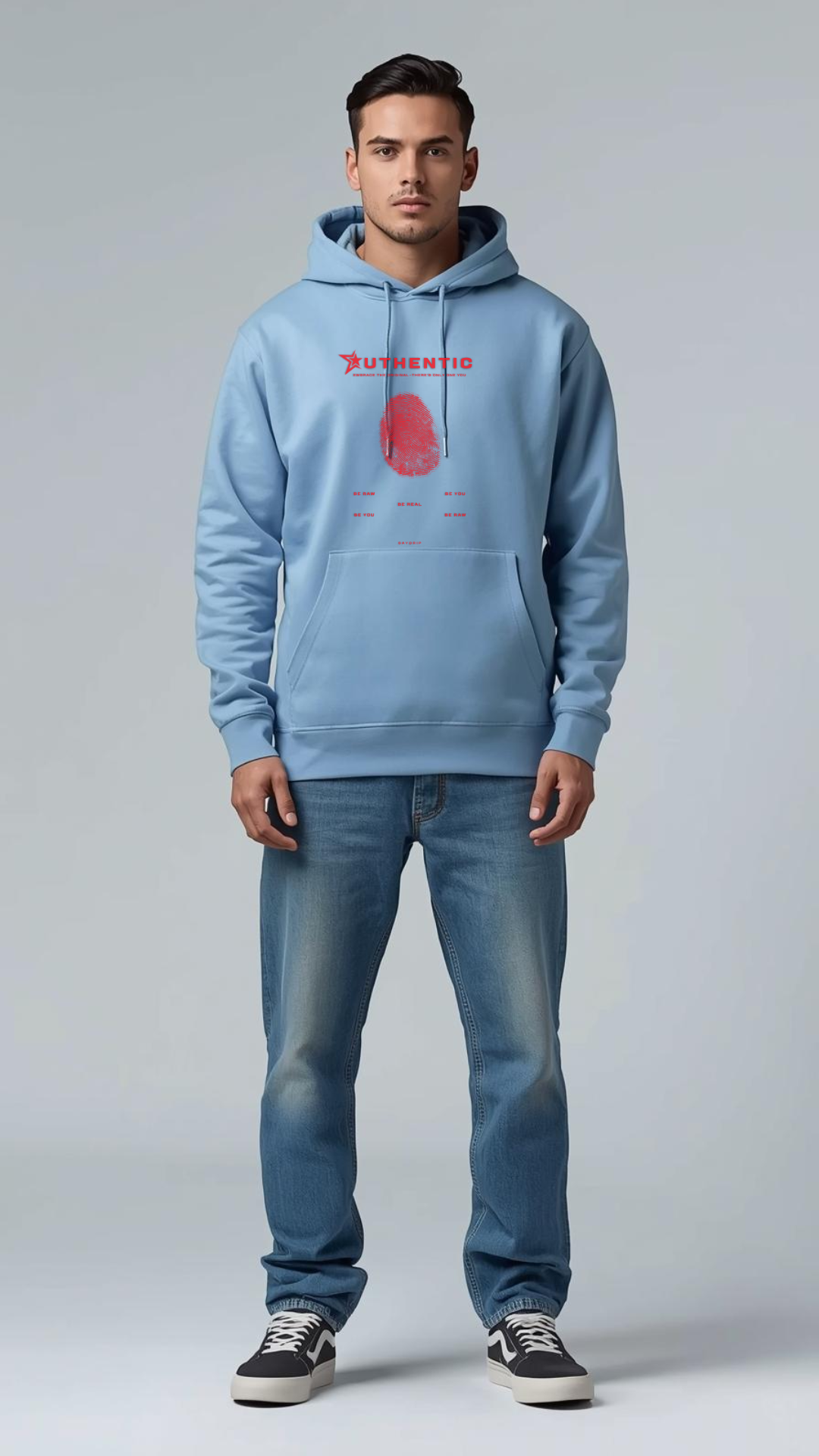 AUTHENTIC Fingerprint Hoodie | Be Raw. Be Real. Be You. 🔥