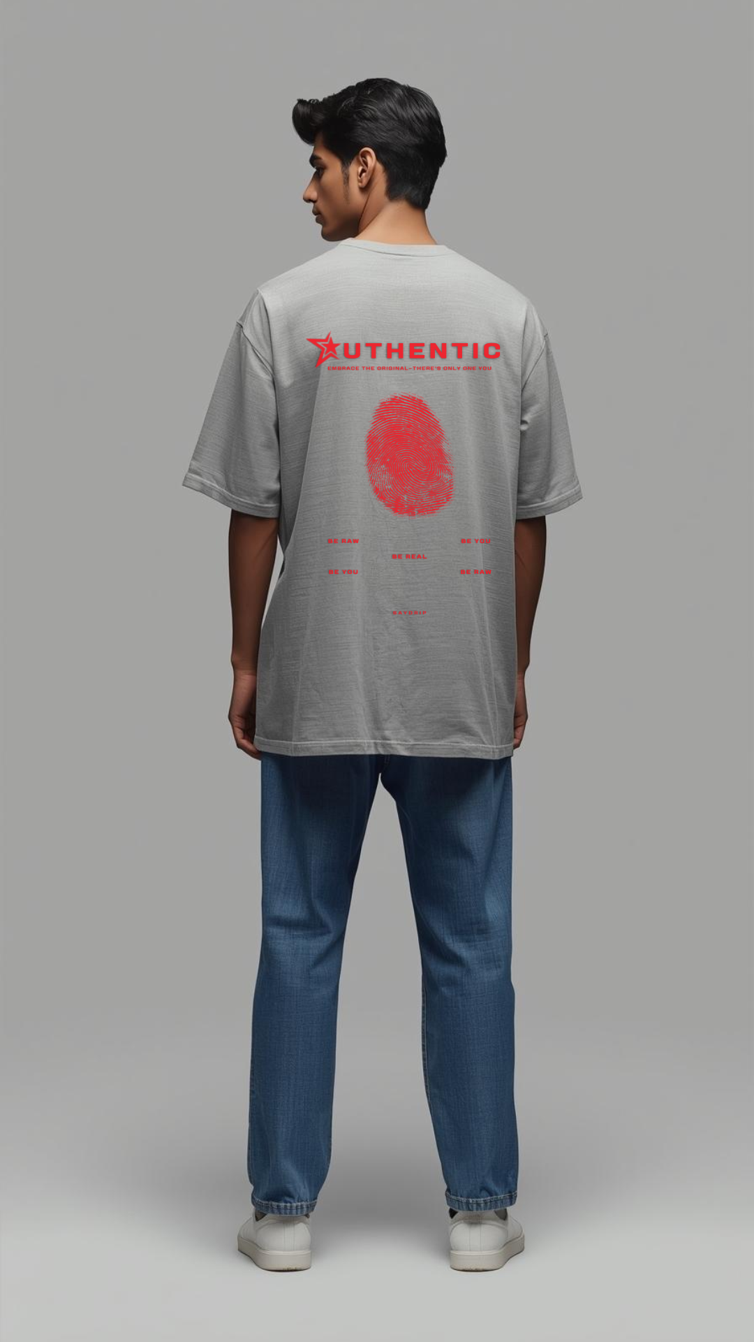 AUTHENTIC Fingerprint Tee | Be Raw. Be Real. Be You. 🔥