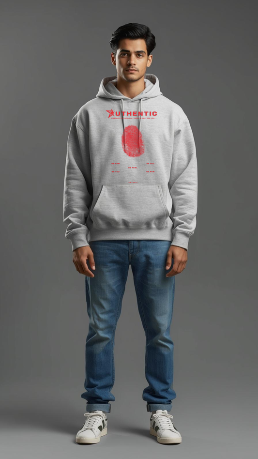 AUTHENTIC Fingerprint Hoodie | Be Raw. Be Real. Be You. 🔥