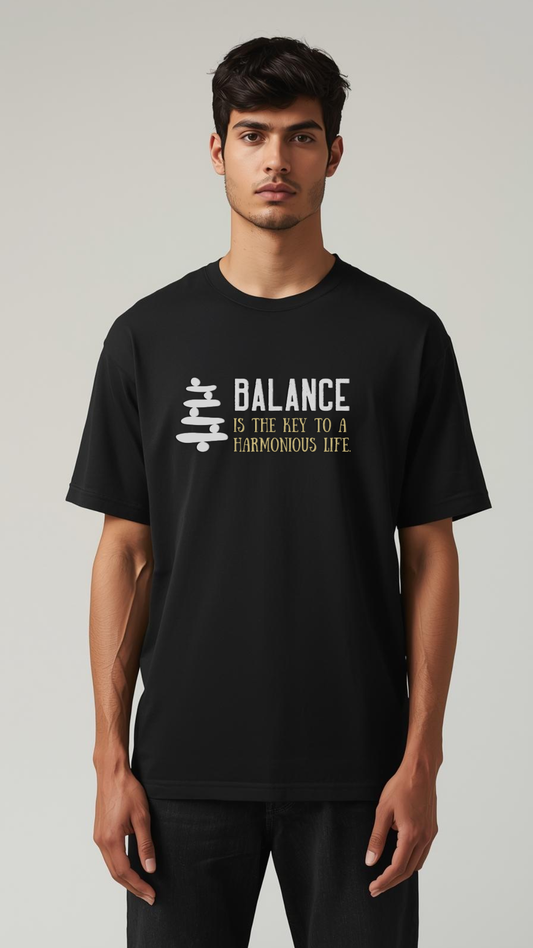 SayDrip Oversized Tee – Balance Is The Key