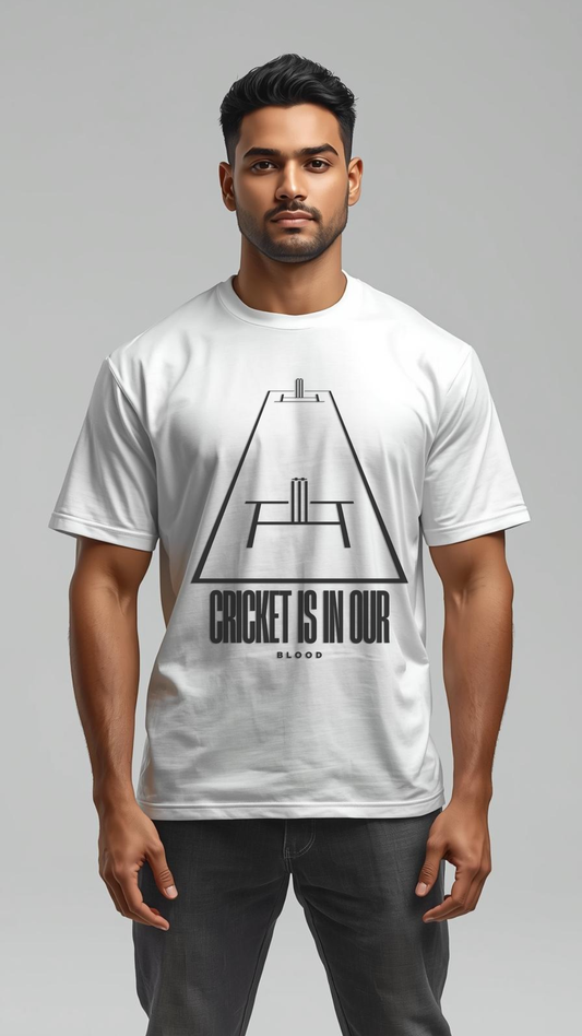 SayDrip – Cricket Is In Our Blood Oversized Tee