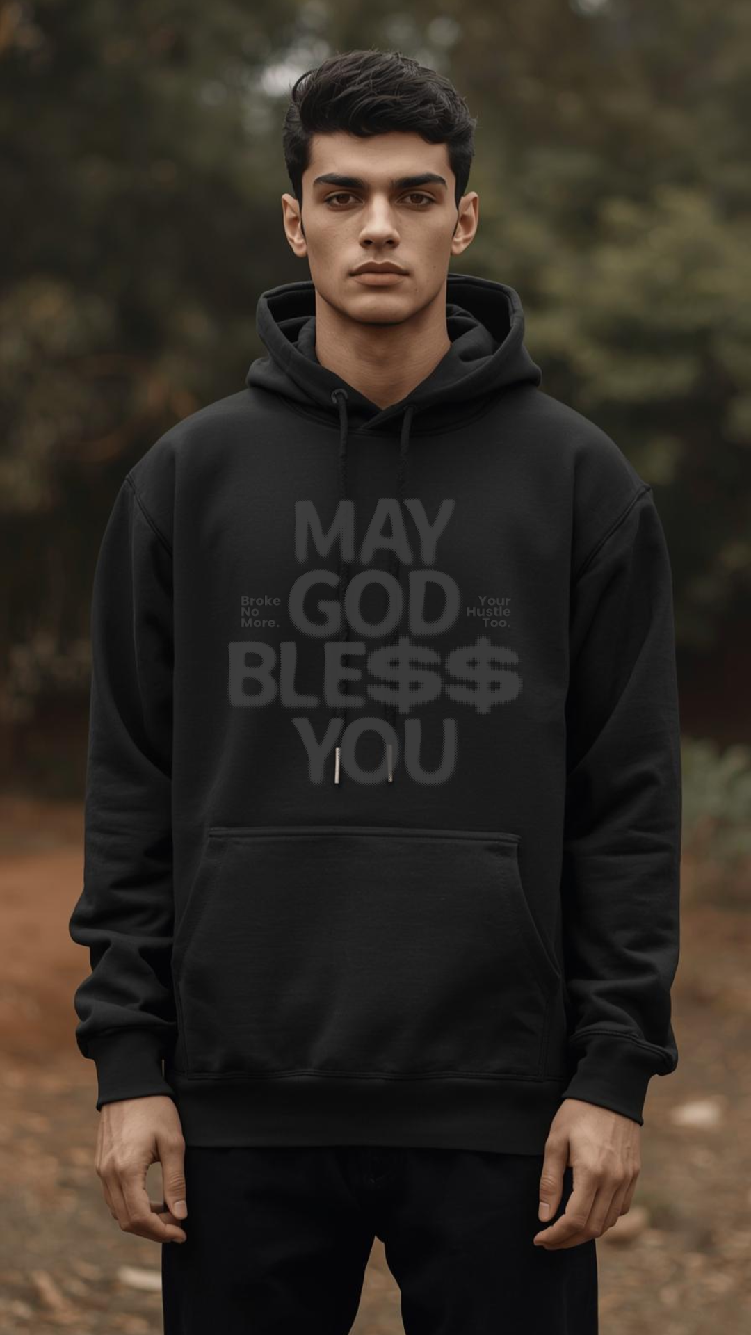 May God Ble$$ You Oversized Hoodie 💸 | Streetwear for the Hustlers & the Blessed