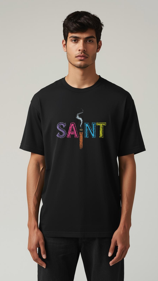 🔥 SAINT Graphic Tee – Bold Streetwear Statement
