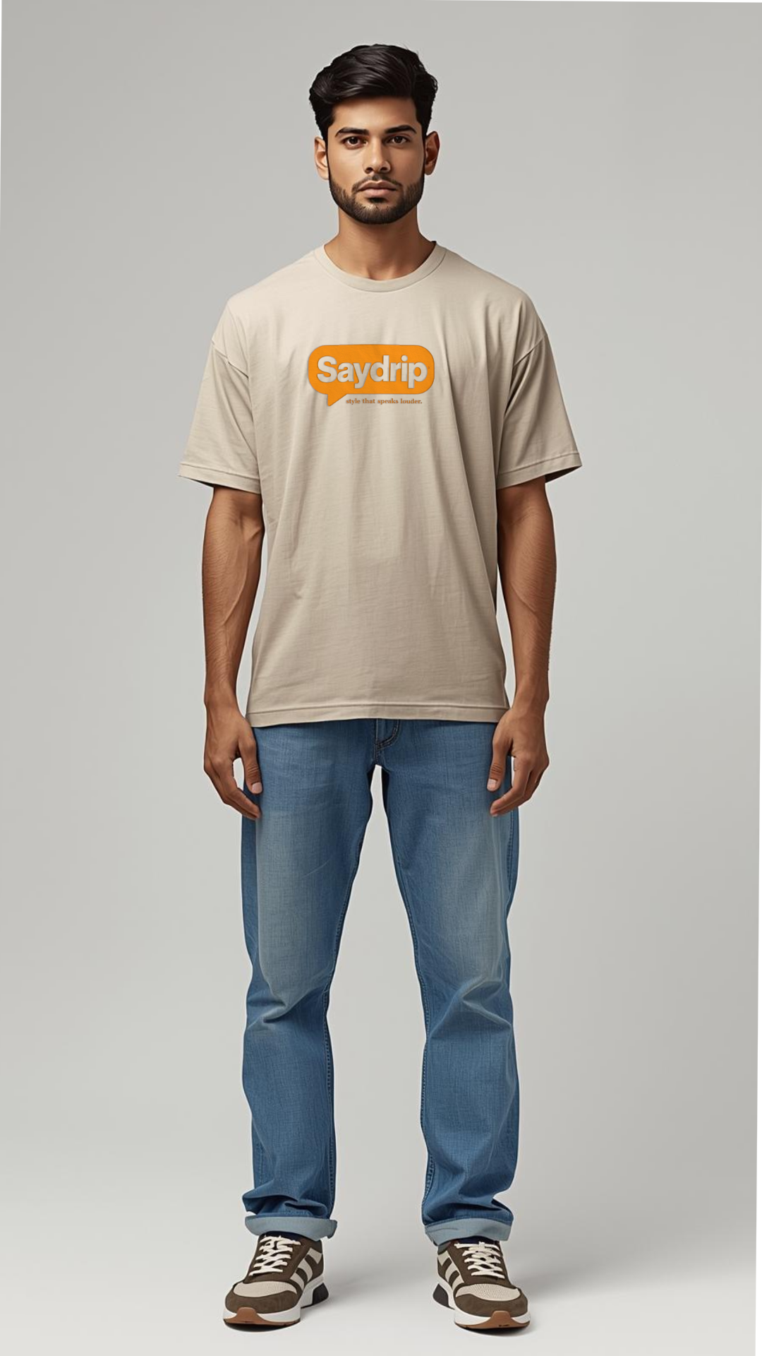 SayDrip “Savage 404” Oversized Graphic Tee – Style That Speaks Louder ⚡