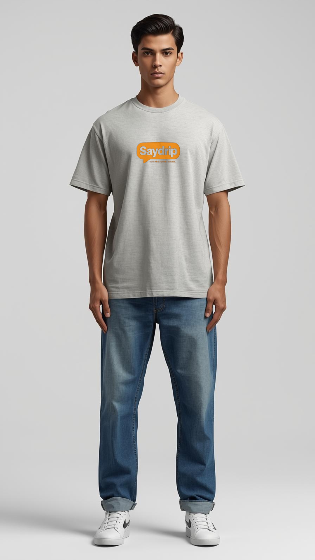 SayDrip “Savage 404” Oversized Graphic Tee – Style That Speaks Louder ⚡