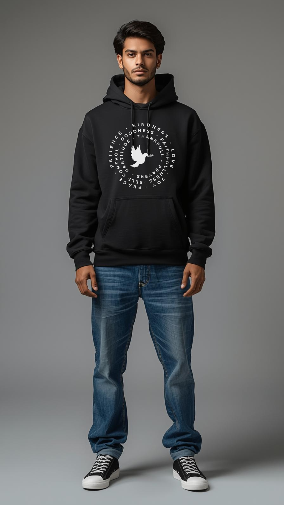 Spiritual Dove Hoodie ๐๏ธ โ Faith, Peace & Good Vibes in Every Thread