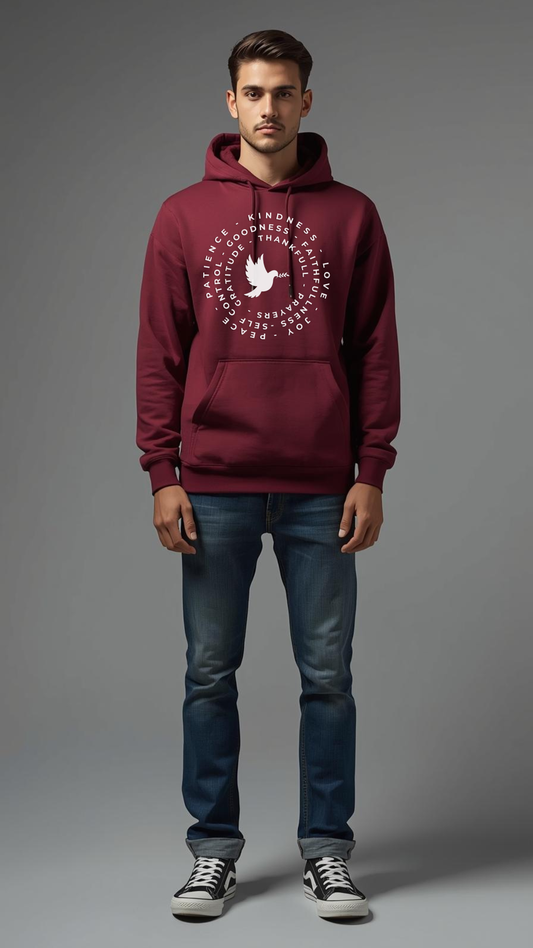 Spiritual Dove Hoodie 🕊️ – Faith, Peace & Good Vibes in Every Thread