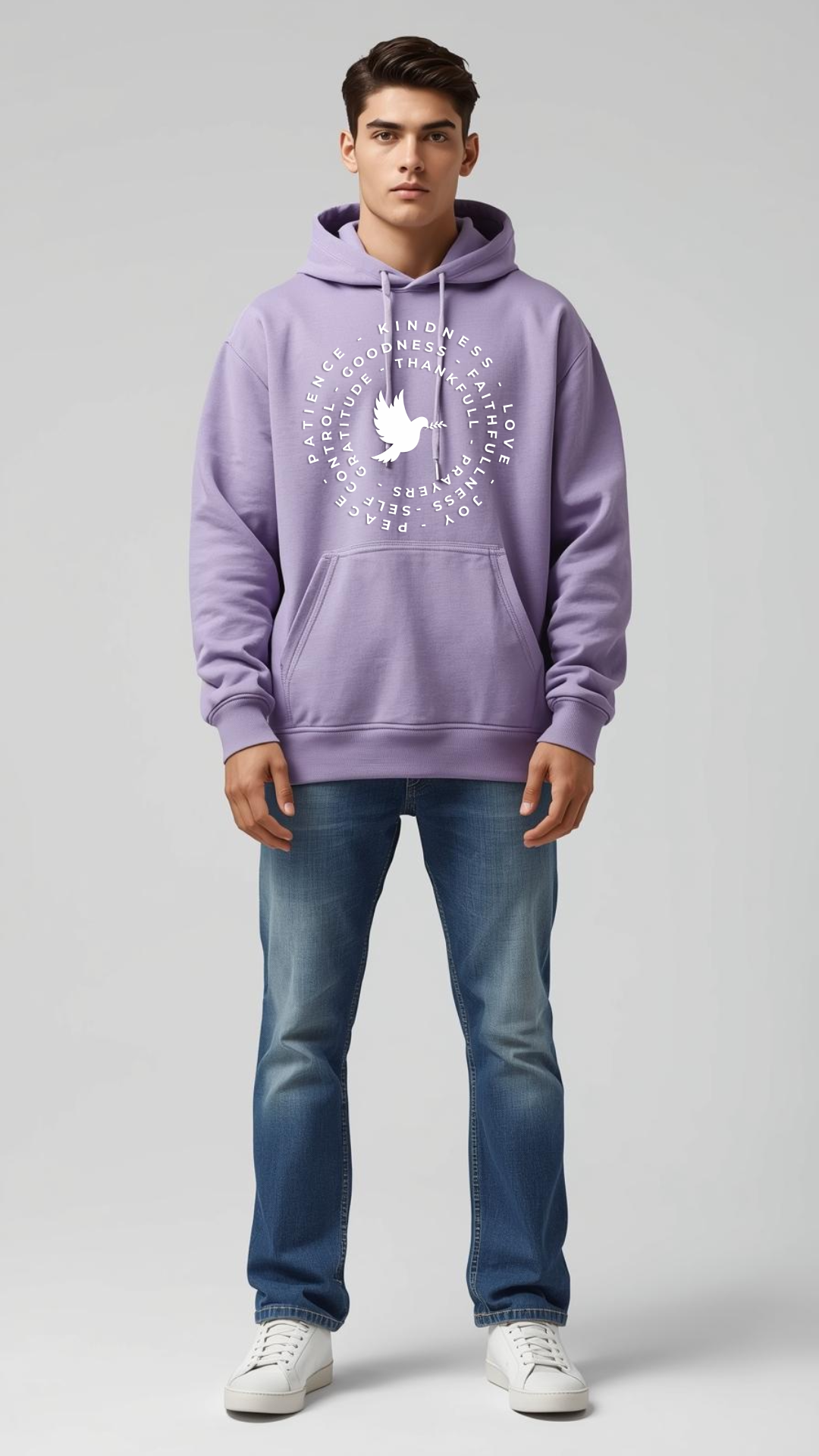 Spiritual Dove Hoodie ๐๏ธ โ Faith, Peace & Good Vibes in Every Thread