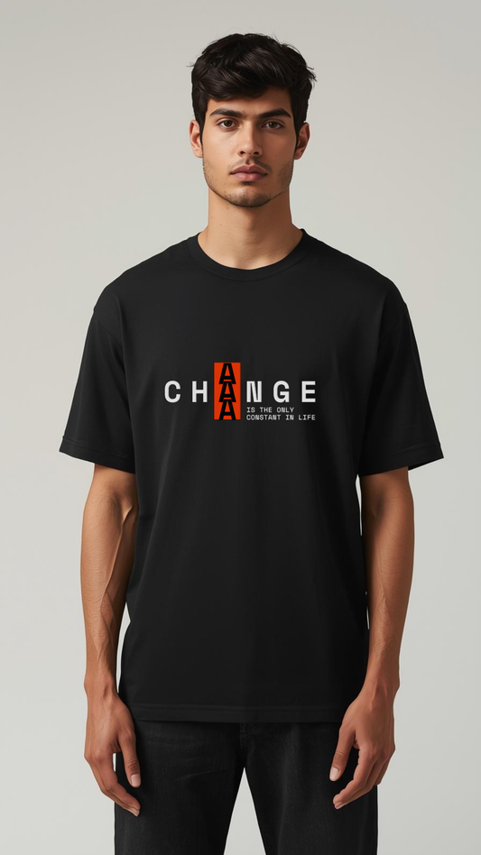 🔥 CHANGE Tee – The Only Constant in Life | Minimal Streetwear