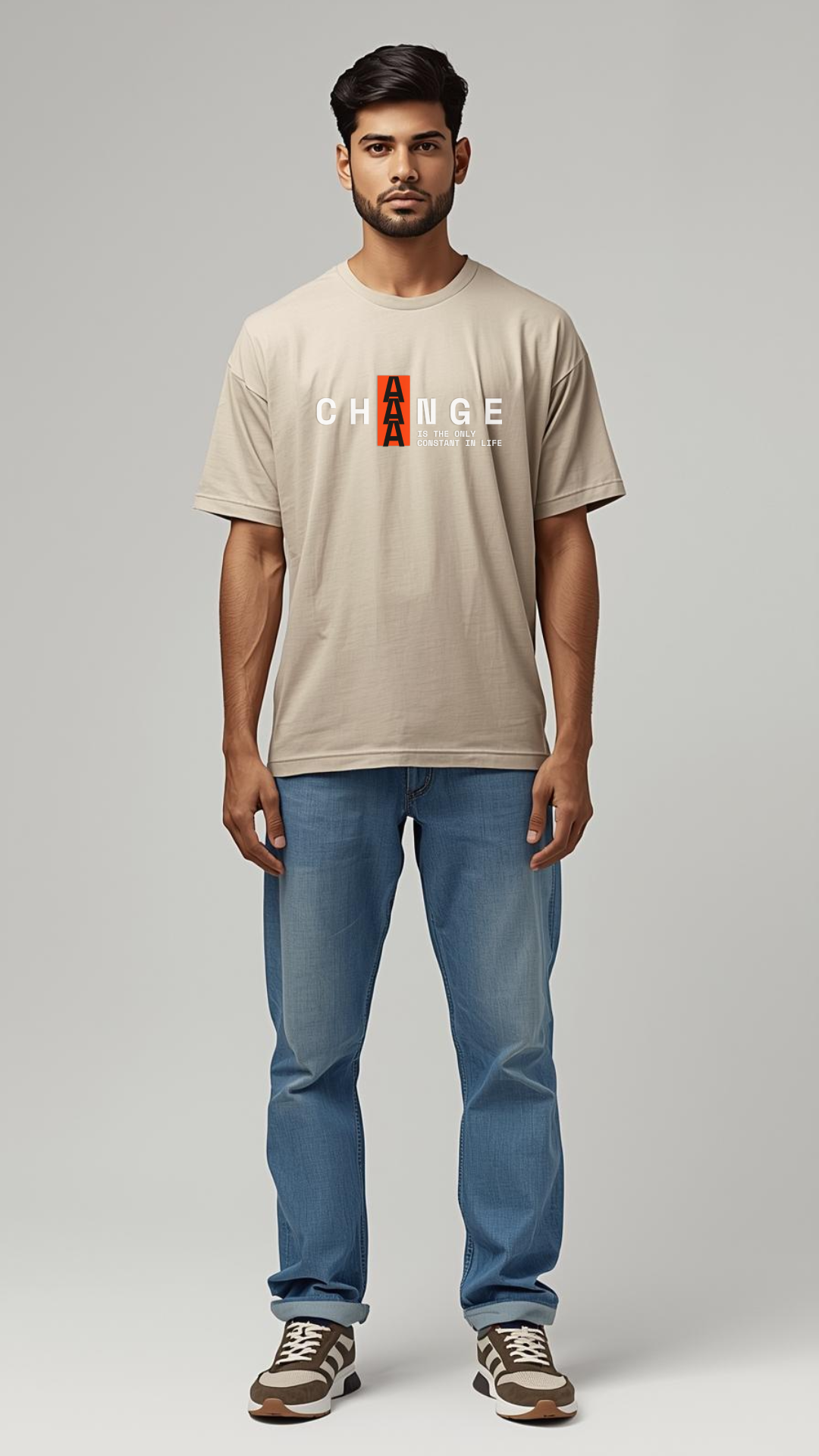 🔥 CHANGE Tee – The Only Constant in Life | Minimal Streetwear