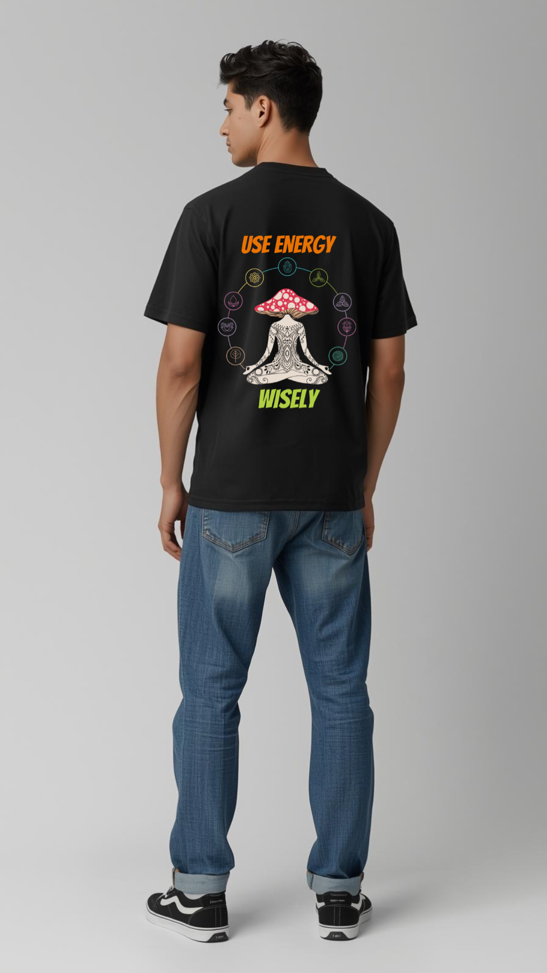 Trippy Vibes T-Shirt | Energy Flow & Conscious Living 🌿🔥