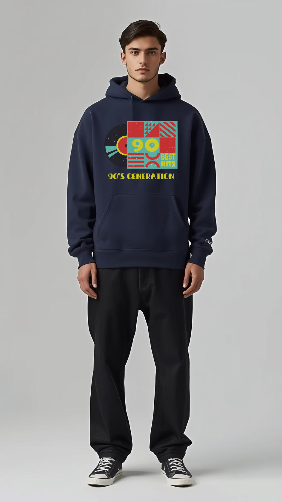 90’s Generation Oversized Hoodie 🎵 | Retro Streetwear for the OG Vibe