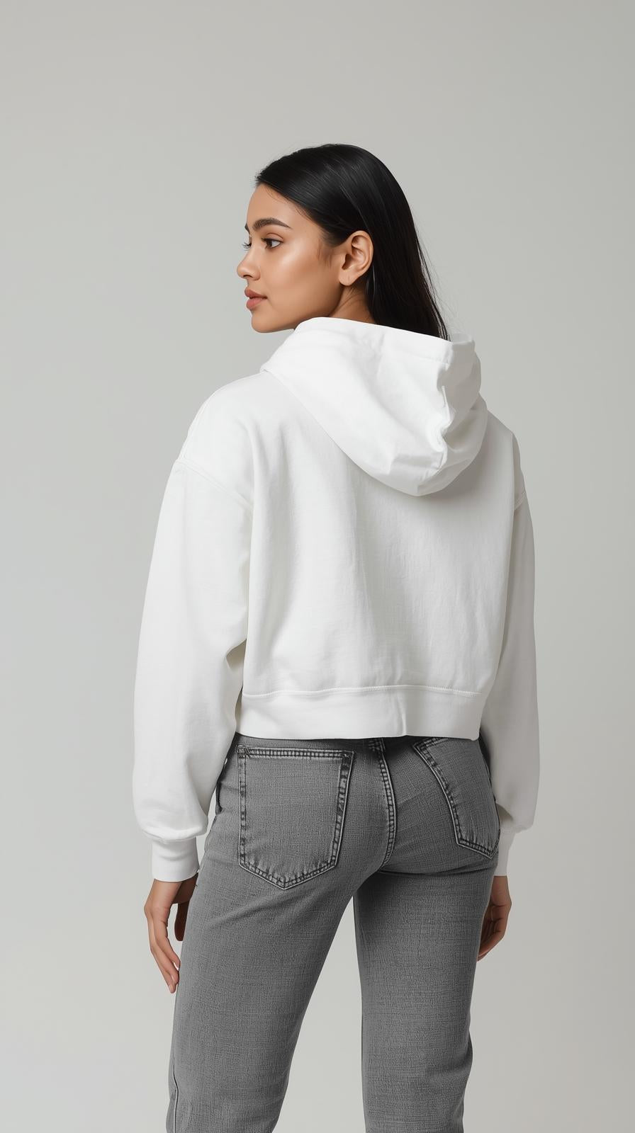 90’s Generation Crop Hoodie 💿 | Retro Vibes for the Cool Girl Era