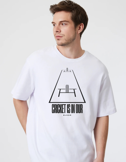 SayDrip – Cricket Is In Our Blood Oversized Tee