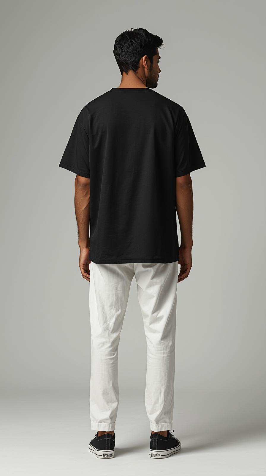 Go With The Flow – Neon Graphic Oversized T-Shirt
