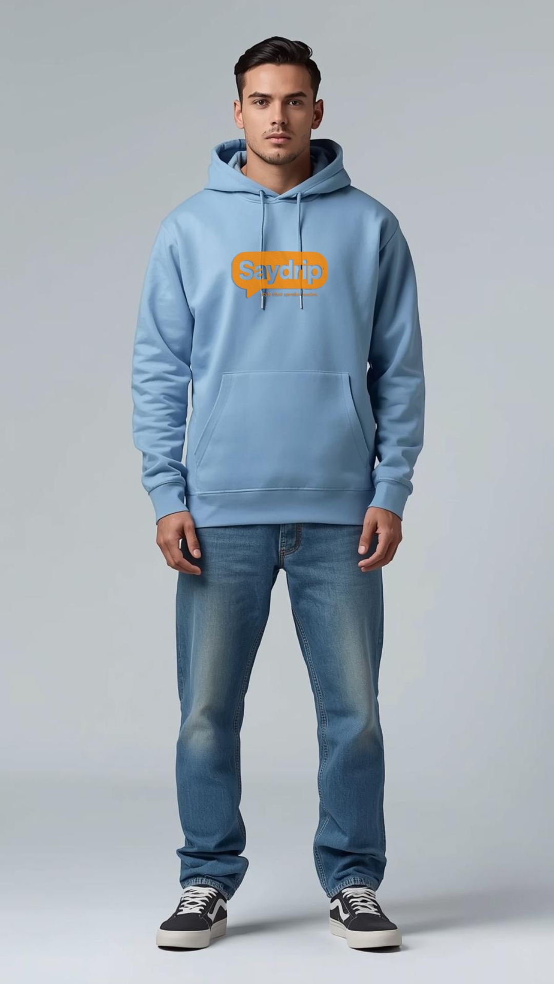 SayDrip Logo Hoodie | 340 GSM Premium Cotton-Fleece Streetwear 🧥