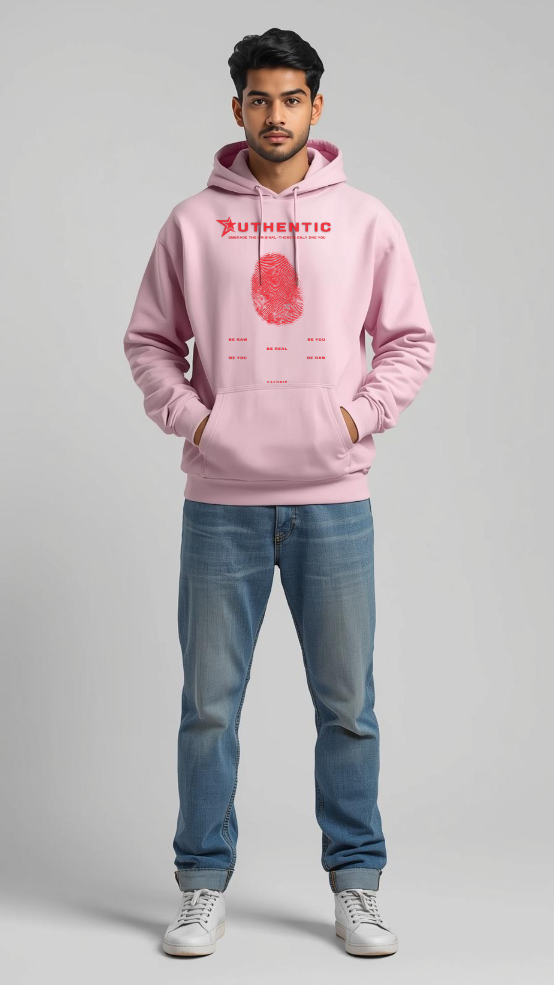AUTHENTIC Fingerprint Hoodie | Be Raw. Be Real. Be You. 🔥