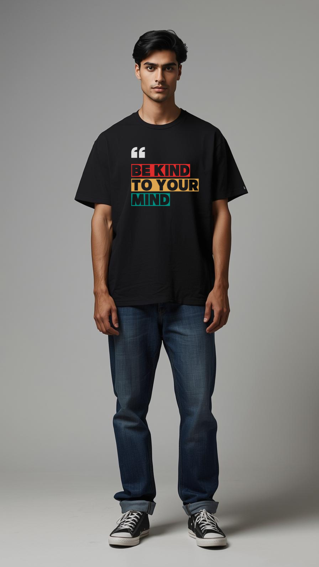 SayDrip Oversized Tee – Be Kind To Your Mind