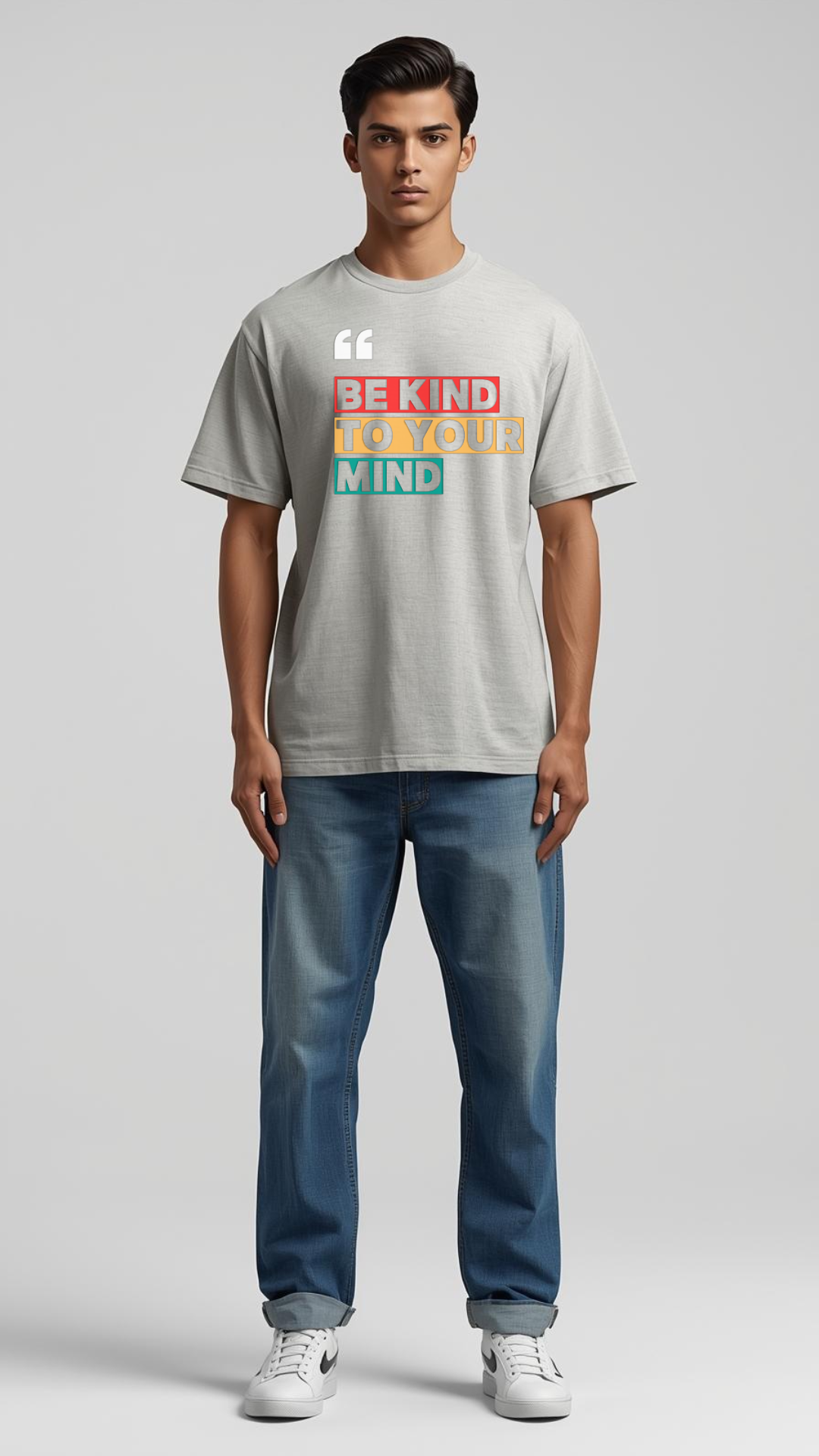 SayDrip Oversized Tee – Be Kind To Your Mind