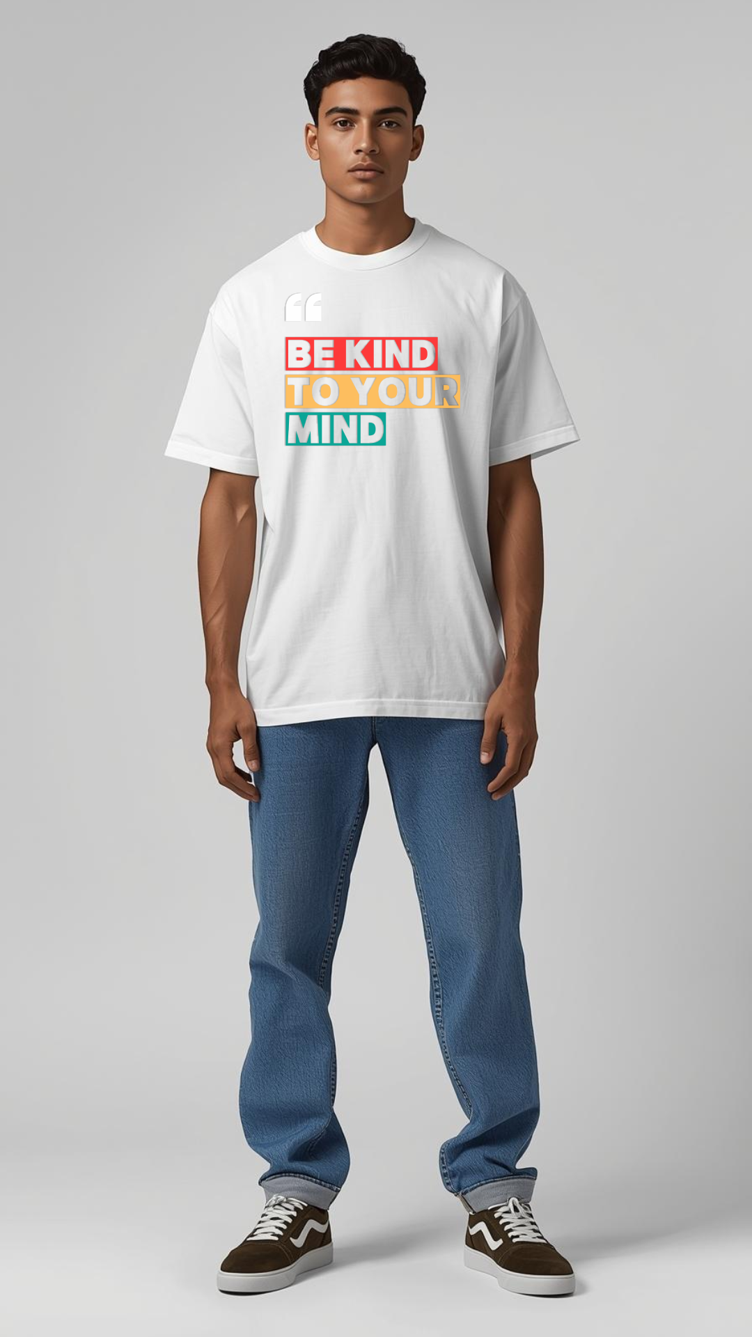 SayDrip Oversized Tee – Be Kind To Your Mind