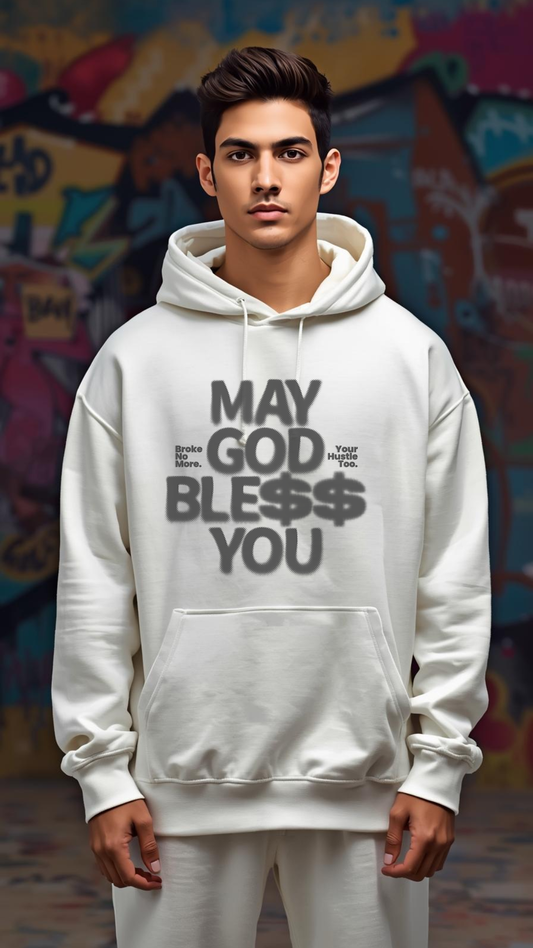 May God Ble$$ You Oversized Hoodie 💸 | Streetwear for the Hustlers & the Blessed